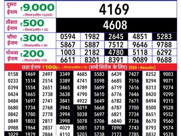 Dear Lottery Chart 2024