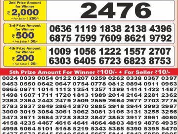 Dear Lottery Chart 2024