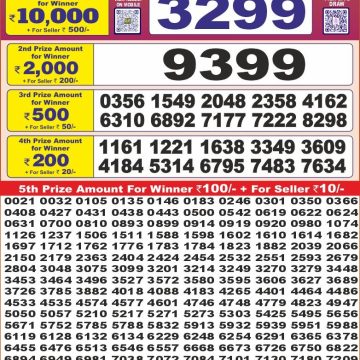 Dear Lottery Chart 2024
