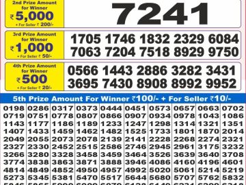 Dear Lottery Chart 2024