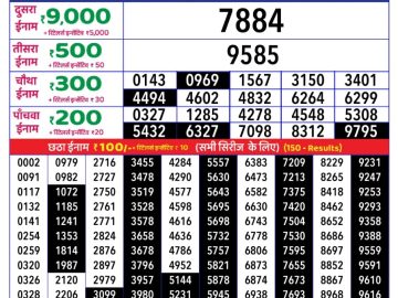 Dear Lottery Chart 2024