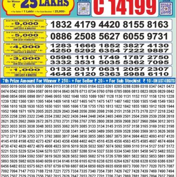 Dear Lottery Chart 2024