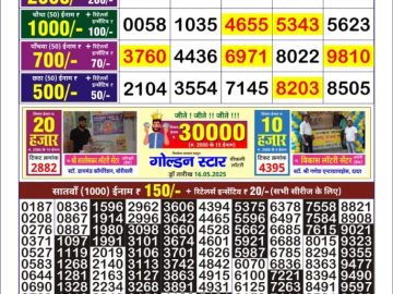 Dear Lottery Chart 2024
