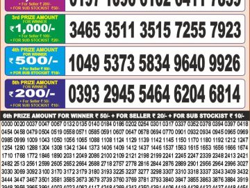 Dear Lottery Chart 2024