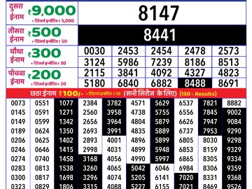 Dear Lottery Chart 2024