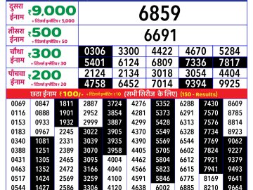 Dear Lottery Chart 2024