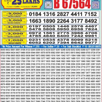 Dear Lottery Chart 2024