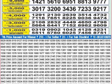 Dear Lottery Chart 2024