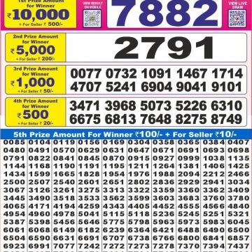 Dear Lottery Chart 2024