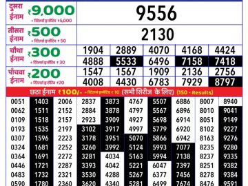 Dear Lottery Chart 2024