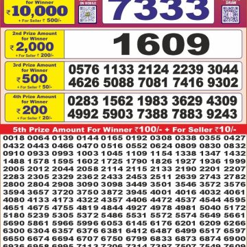 Dear Lottery Chart 2024