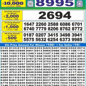 Dear Lottery Chart 2024