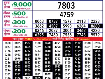 Dear Lottery Chart 2024
