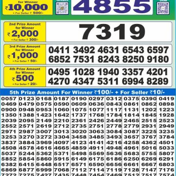 Dear Lottery Chart 2024