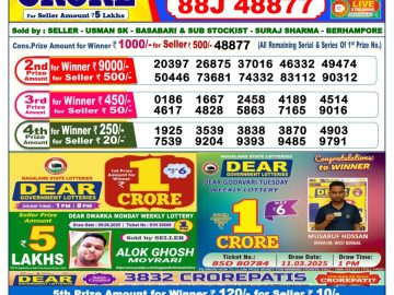 Dear Lottery Chart 2024