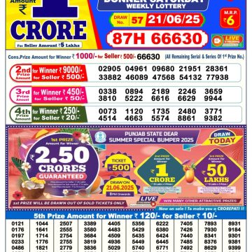 Dear Lottery Chart 2024