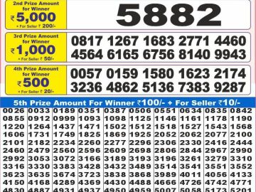 Dear Lottery Chart 2024