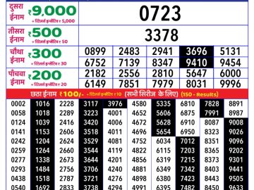Dear Lottery Chart 2024