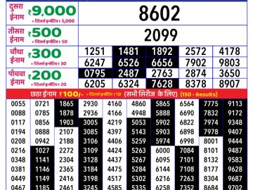 Dear Lottery Chart 2024