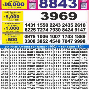 Dear Lottery Chart 2024
