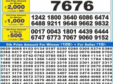 Dear Lottery Chart 2024