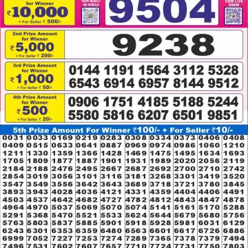 Dear Lottery Chart 2024