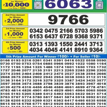Dear Lottery Chart 2024