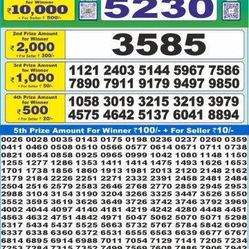 Dear Lottery Chart 2024