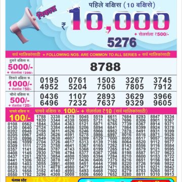 Dear Lottery Chart 2024