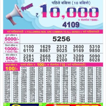 Dear Lottery Chart 2024