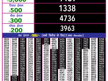 Dear Lottery Chart 2024