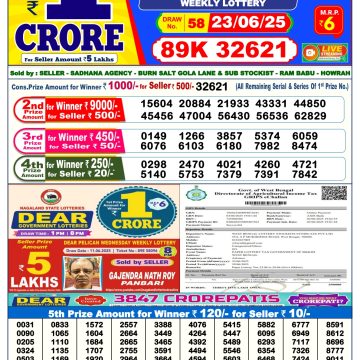 Dear Lottery Chart 2024