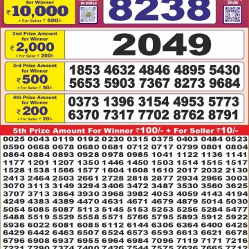 Dear Lottery Chart 2024