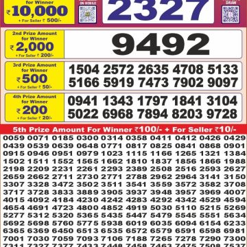 Dear Lottery Chart 2024