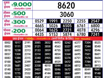 Dear Lottery Chart 2024