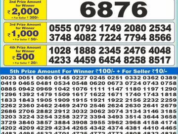 Dear Lottery Chart 2024