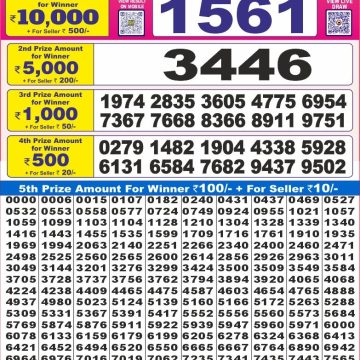Dear Lottery Chart 2024