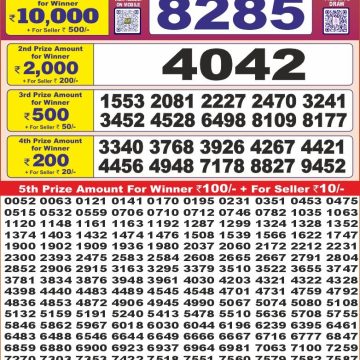 Dear Lottery Chart 2024