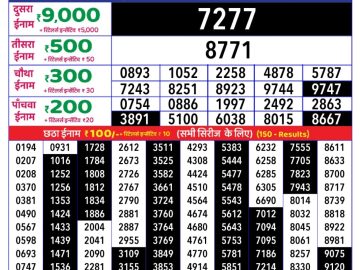 Dear Lottery Chart 2024