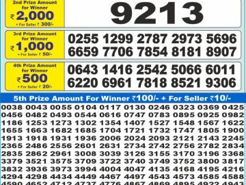 Dear Lottery Chart 2024