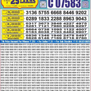 Dear Lottery Chart 2024