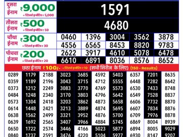 Dear Lottery Chart 2024