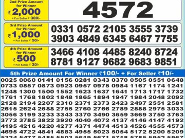 Dear Lottery Chart 2024
