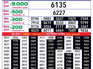 Dear Lottery Chart 2024