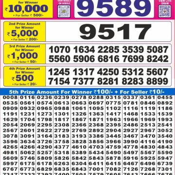 Dear Lottery Chart 2024