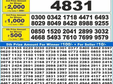 Dear Lottery Chart 2024