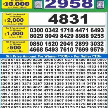 Dear Lottery Chart 2024