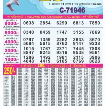 Dear Lottery Chart 2024
