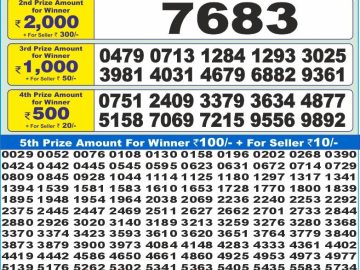 Dear Lottery Chart 2024