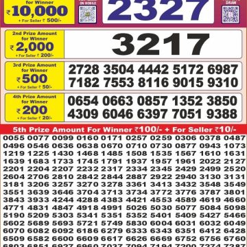Dear Lottery Chart 2024